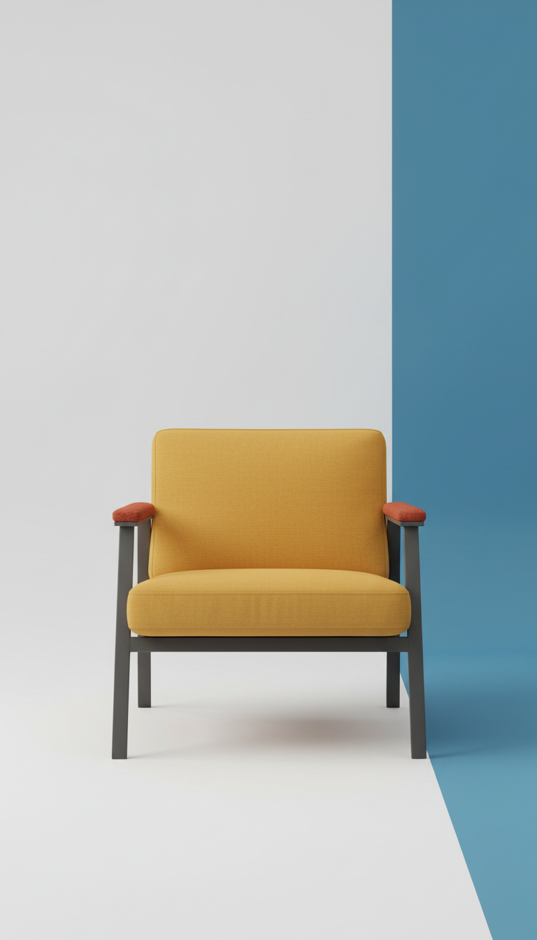 Fauteuil Métro en tissu texturé